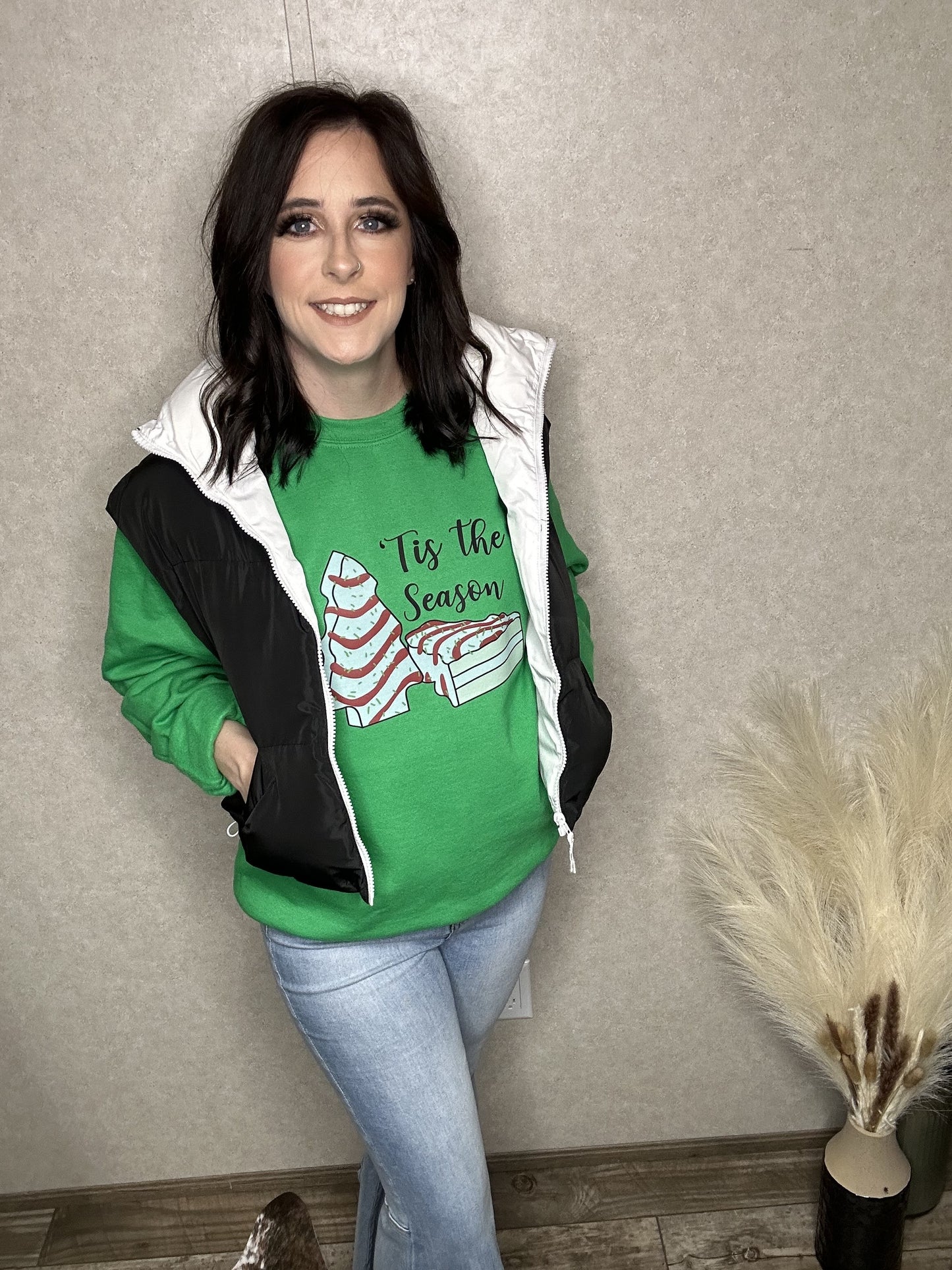 Green Tis The Season Logo Sweatshirt